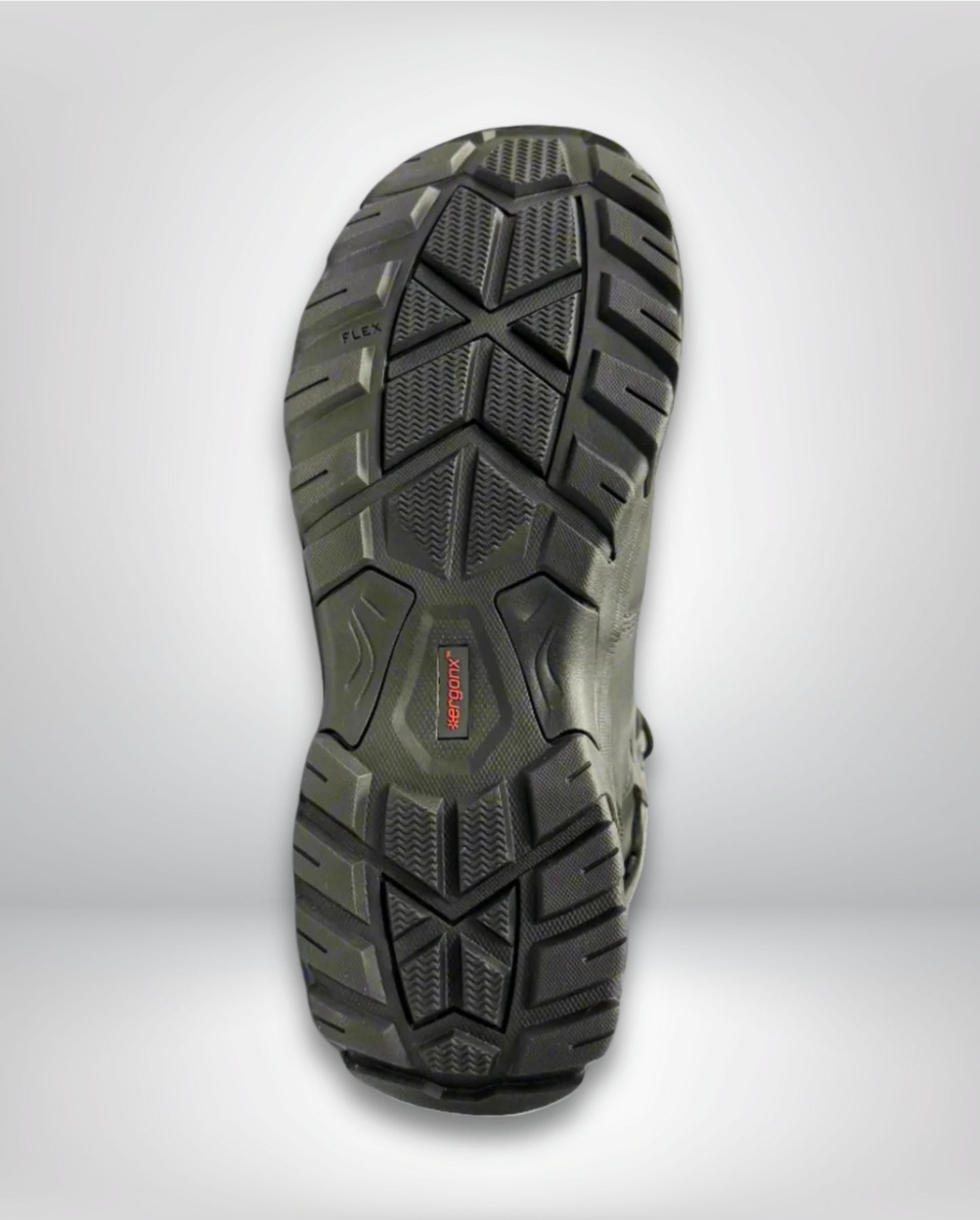 Ergonx Black Lace Up Safety Boots + 6 Socks + 1L Bottle & Cap Bundle