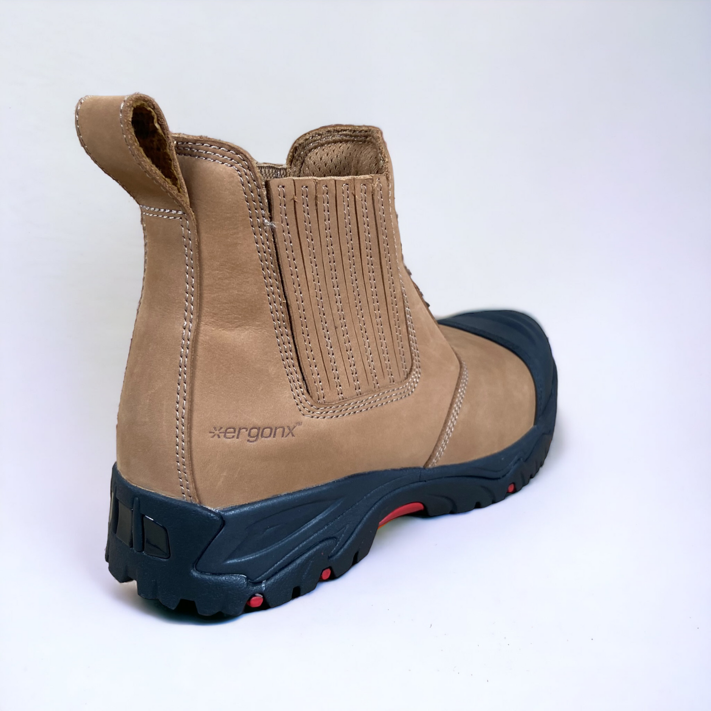 Ergonx Safety Boots Slip On (Hydrogen) Tan