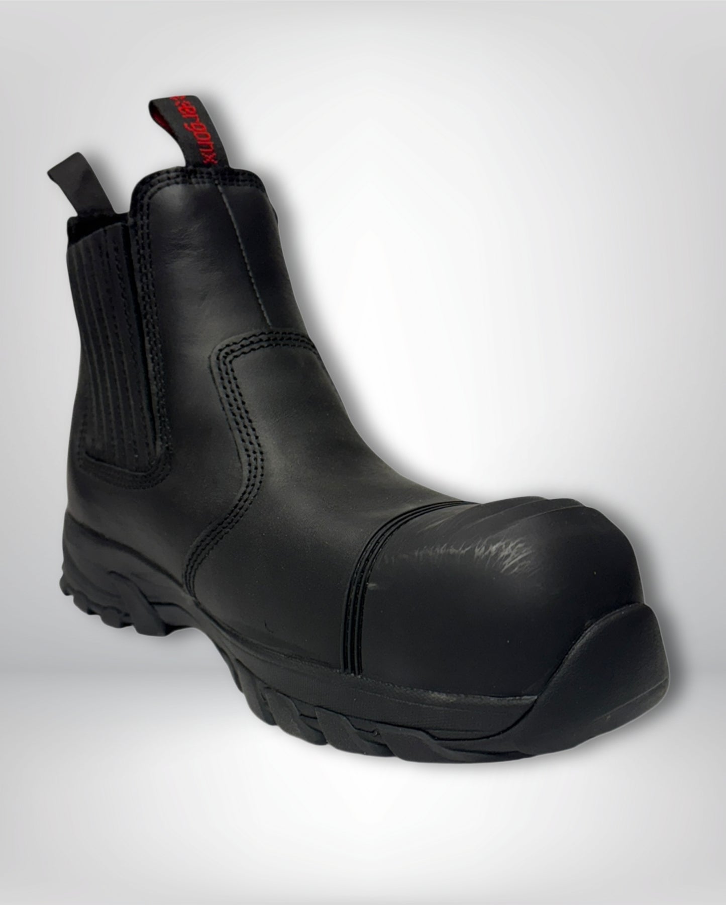 Ergonx Safety Boots Slip On (Hydrogen) Black