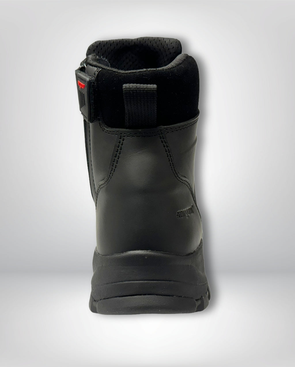 Ergonx Black Lace Up Safety Boots + 6 Socks + 1L Bottle & Cap Bundle