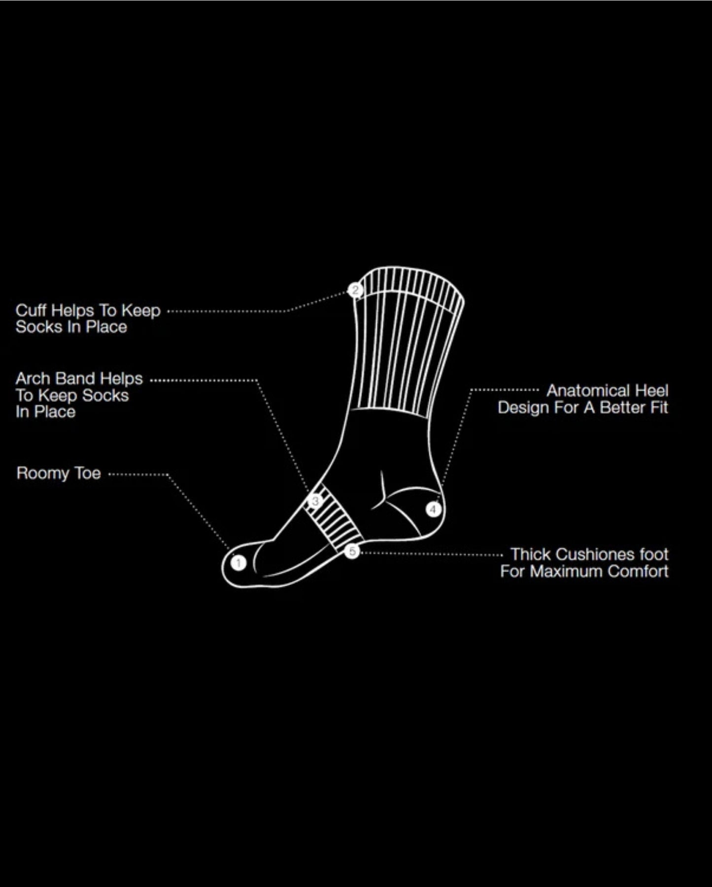 Ergonx Work Socks (1 Pair)