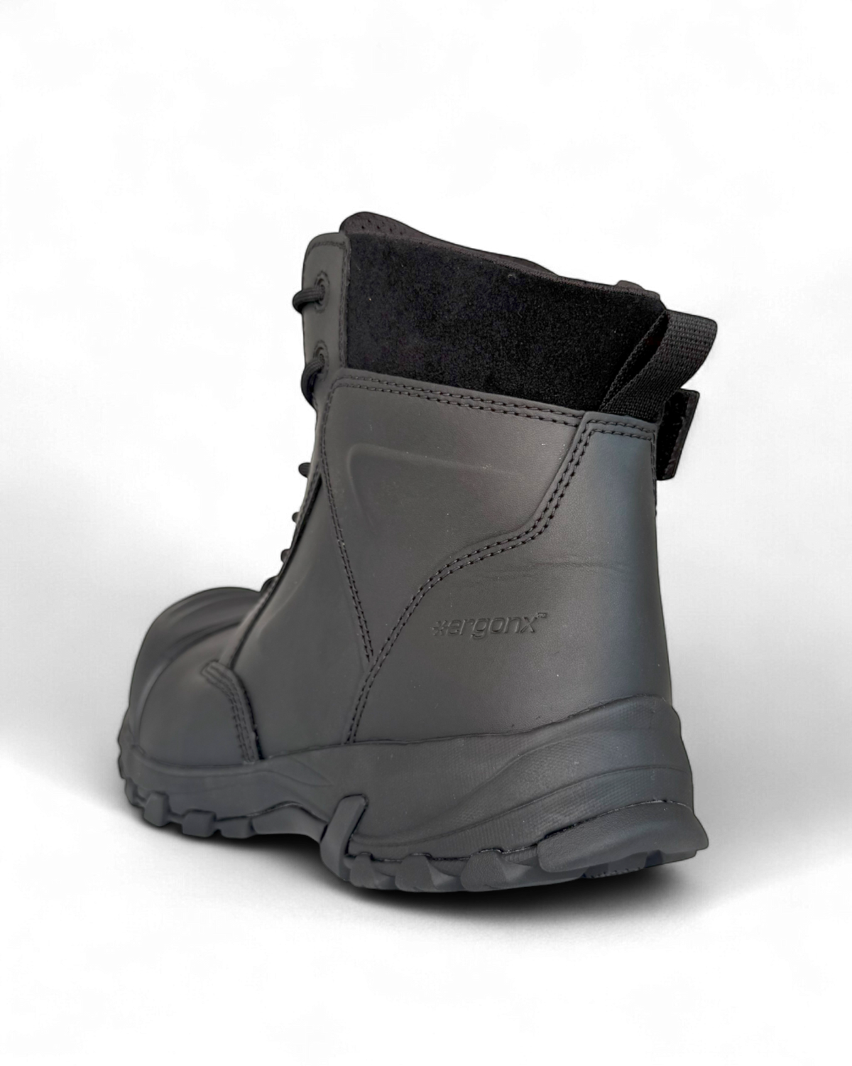 Ergonx Safety Boots Lace Up (Helium) Black